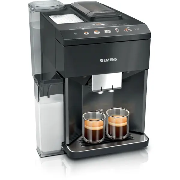SIEMENS Espressorul automat Siemens EQ.500, TQ518RX3, 1500 W, Rezervor 1.9 L, 15 bar, Home Connect, Negru