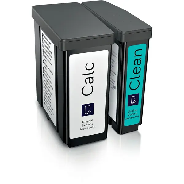 SIEMENS Set curățare SIEMENS by IBEDA-CHEMIE EQ TZ800Z3, Pentru curățare și detartrare automată, 1 cartuș curățare G45g, 1 cartuș detartrare G135g, Pentru EQ900 Plus