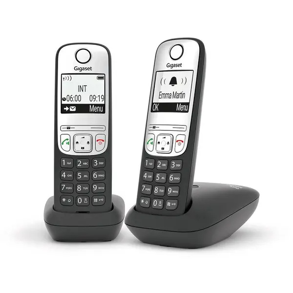 SIEMENS Telefon Fix Siemens Gigaset A690DUO, Negru-Argintiu