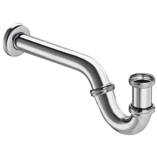 Sifon bideu Roca A506402210, universal, G 1 1/4 inch, 250 mm, Crom