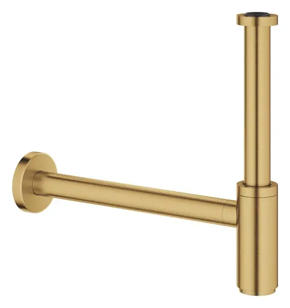 Sifon lavoar Grohe 28912GN0, 1/4 inch, alama, sild glisant, surub curatare, mat, Cool sunrise