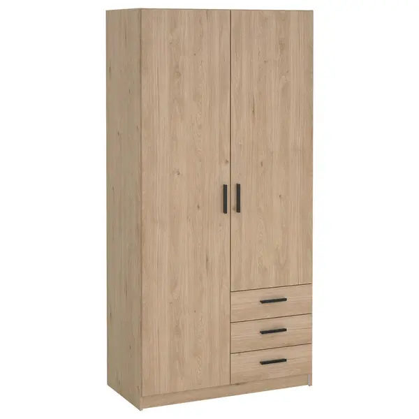 Șifonier, 98,5/200,4/49,8 cm, culoare lemn stejar