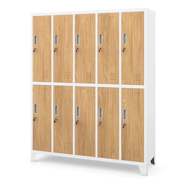 Sifonier BHP pentru haine alb/stejar auriu: Eco Design cu 10 usi BARTEK Șifonier BHP pentru haine alb/stejar auriu: Eco Design cu 10 uși BARTEK