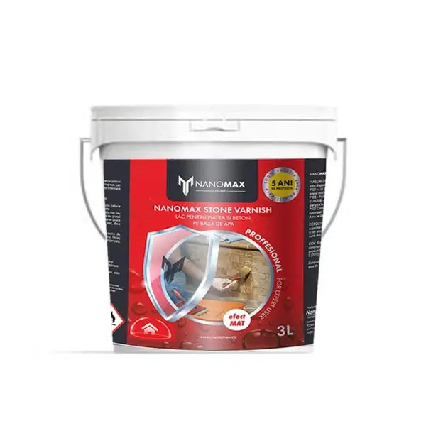 Sigilant Beton si Piatra, Efect Mat, Impermeabilizant Protecție Nano, NANOMAX - 1L