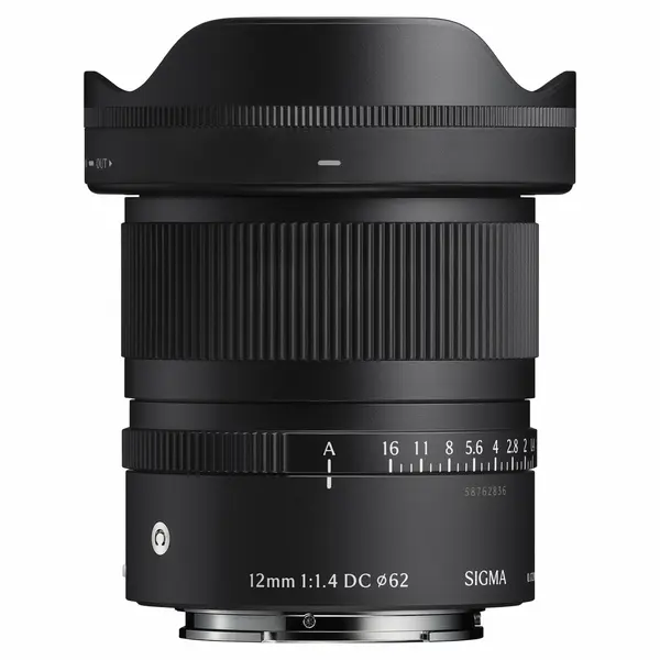 Sigma 12mm F1.4 DC DN Contemporary Obiectiv Mirrorless, Format APS-C, Autofocus STM, 14 Elemente, Filtru 62mm, Montura Sony E
