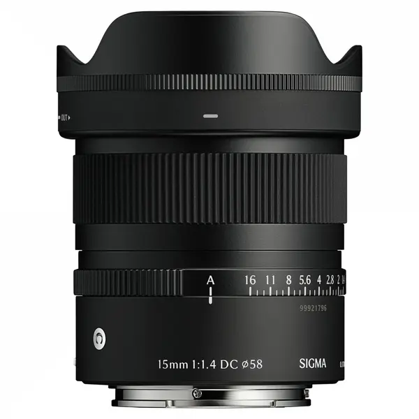 Sigma 15mm F1.4 DC Contemporary, Obiectiv Foto APS-C, Superangular, Montura Fujifilm X