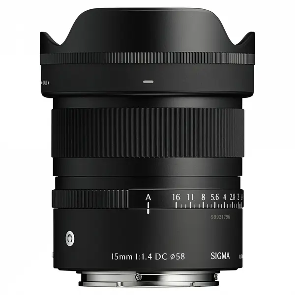 Sigma 15mm F1.4 DC Contemporary Obiectiv Mirrorless Superangular APS-C, Diafragma F1.4, 13 elemente, Montura Sony E