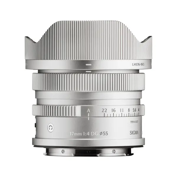 Sigma 17mm F4 DG DN Obiectiv Full-Frame, Ultra-Wide, I Series, Autofocus STM, Macro 12cm, Filtru 55mm, Argintiu, L-Mount