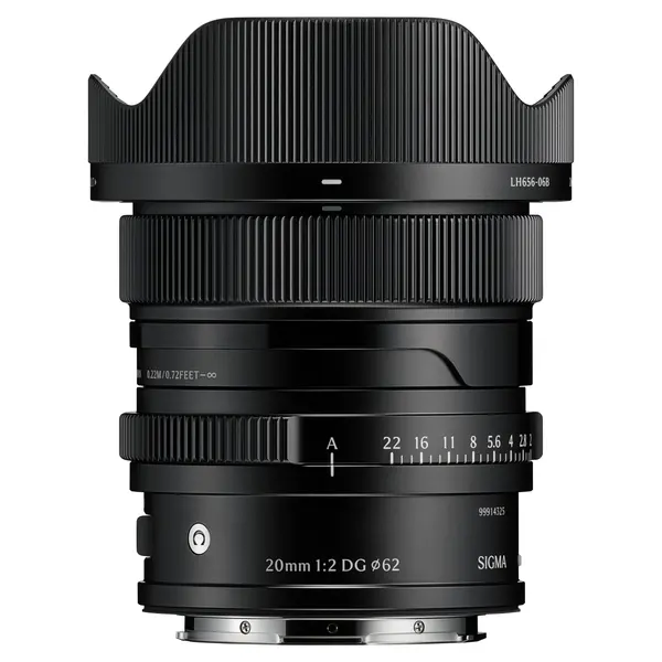 Sigma 20mm F2 DG DN Contemporary Obiectiv Full Frame Mirrorless, Autofocus STM, Diafragma 9 Lamele, Filtru 62mm, L-Mount