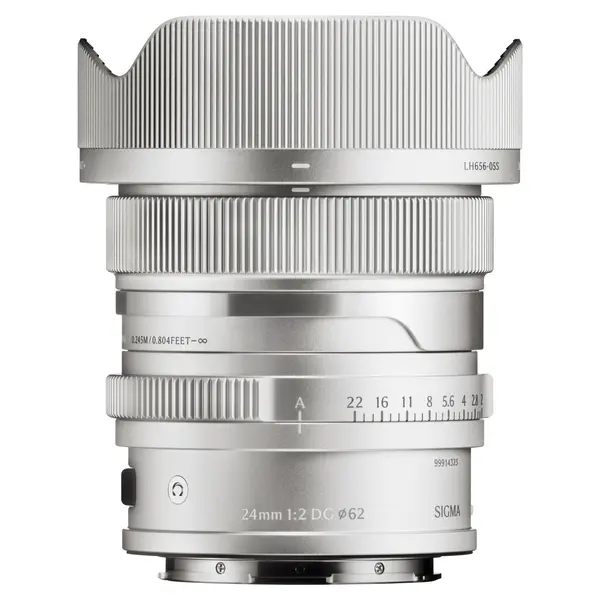 Sigma 24mm F2 DG DN Contemporary Obiectiv Mirrorless Full Frame, Sistem focalizare intern, Argintiu, Montura L-Mount