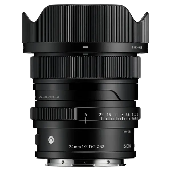 Sigma 24mm F2 DG DN Obiectiv Mirrorless, Seria I, Corp Metalic, Autofocus STM, Diafragma 9 Lamele, Filtru 62mm, Montura Sony E