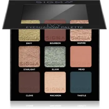Sigma Beauty Eyeshadow Palette Ivy paleta farduri de ochi