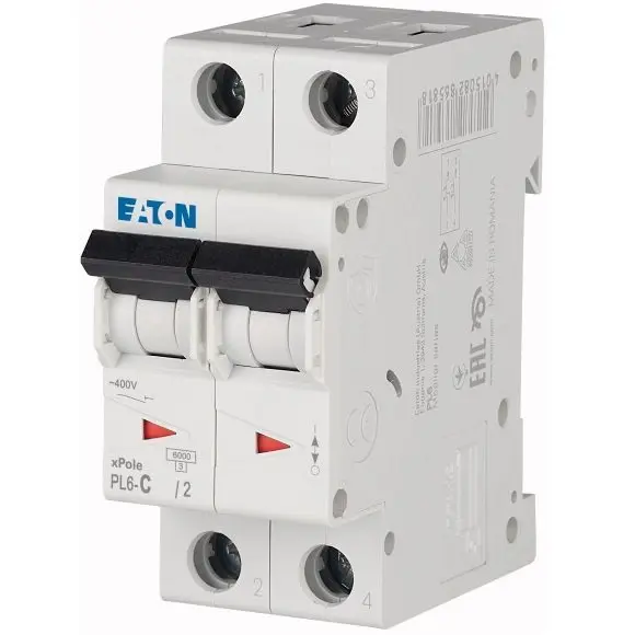 Siguranta automata 2P 20A Eaton PL6-C20/2 286568