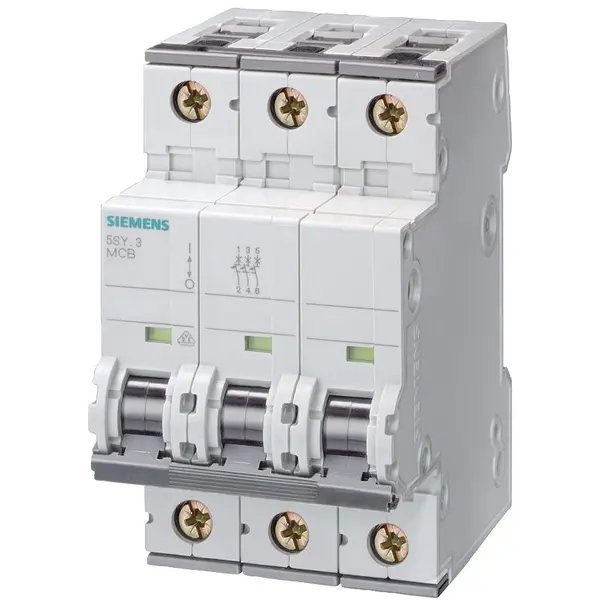Siguranta automata 3P 20A 6kA curba C Siemens 5SY6320-7