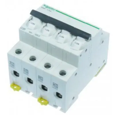 Siguranta automata 4P 20A Schneider A9K24420, curba C, 6 kA