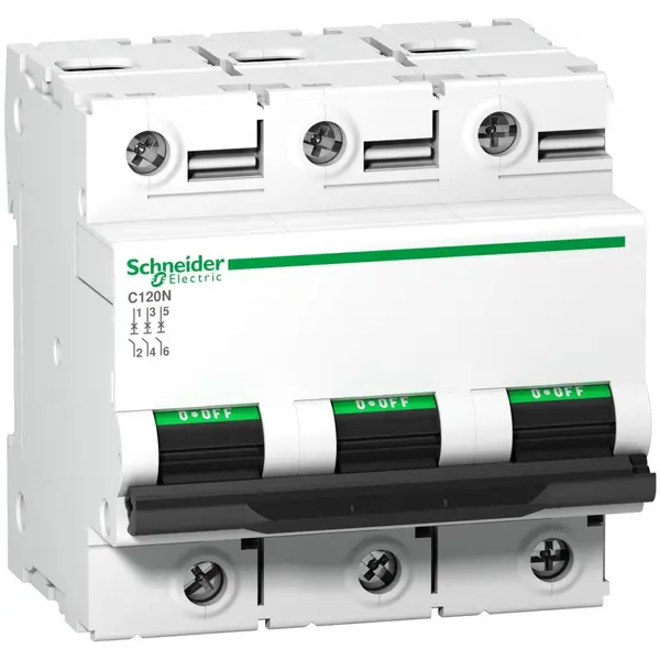 Siguranta automata Acti9 C120N 3P, 100A, curba C Schneider A9N18367