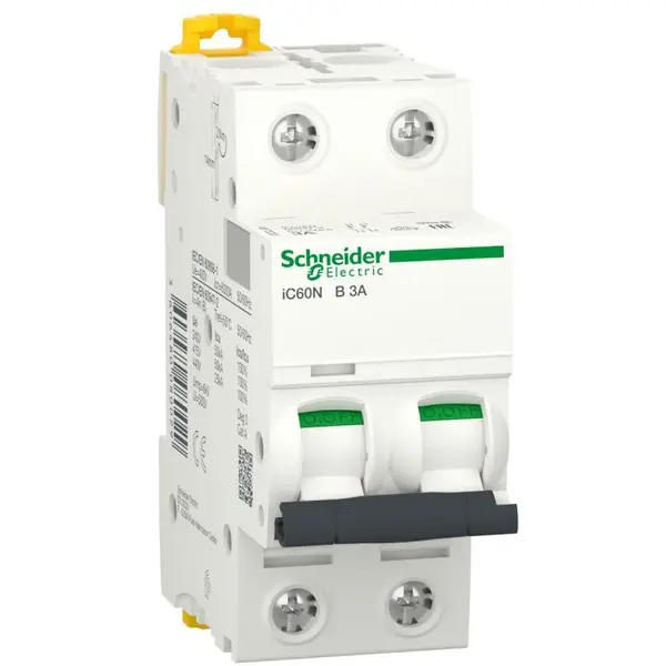 Siguranta automata Acti9 Ic60N 2P 3A 6kA curba B Schneider A9F73203