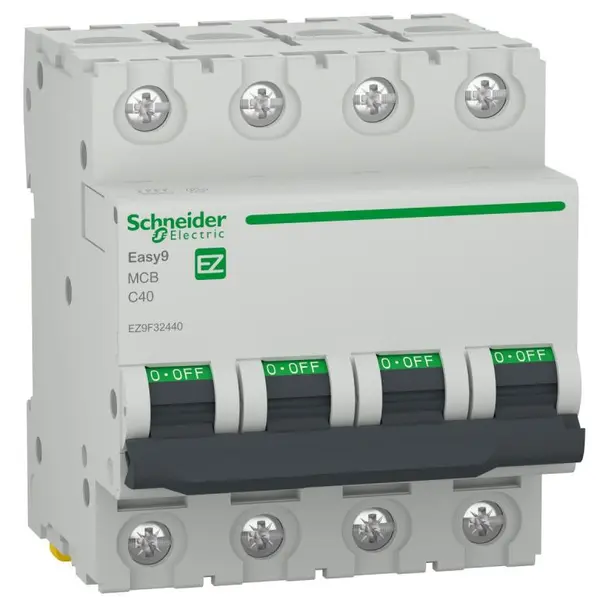 Siguranta automata Easy9 4P 40A 4500A curba C Schneider EZ9F32440