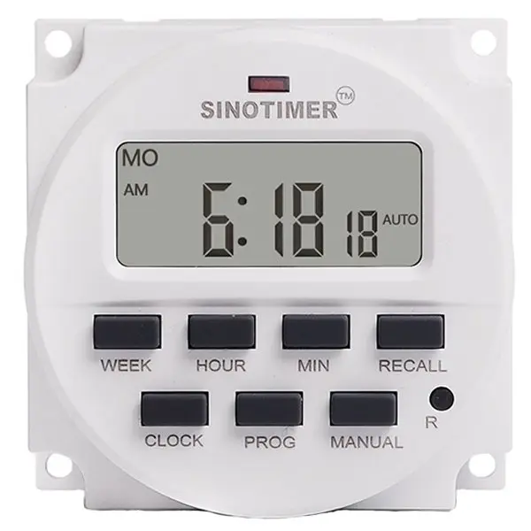 Siguranta automata electrica digitala, Sinotimer, temporizator, intrerupator, programabila, 230V, 16A, TM618sH-2