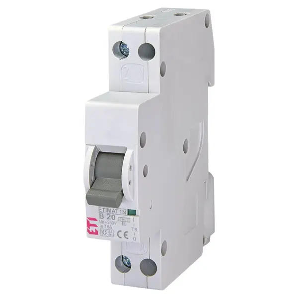 Siguranta automata ETIMAT 1N 1p+N B20 6kA - ETI 002191105