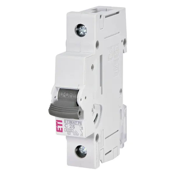 Siguranta automata ETIMAT P6 1p C25 - ETI 001900032