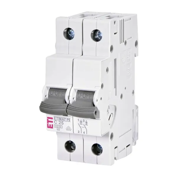 Siguranta automata ETIMAT P6 2p C25 ETI 001900232