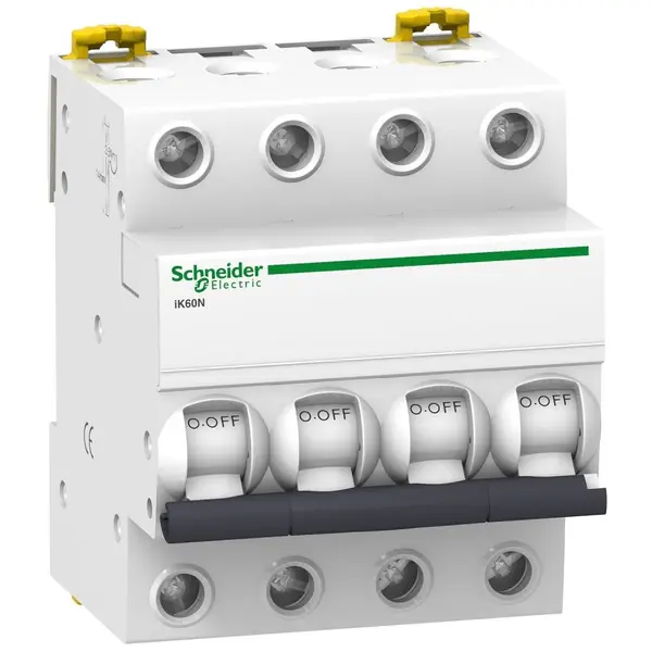 Siguranta automata Ik60N 4P 6 A - Curba C Schneider A9K24406
