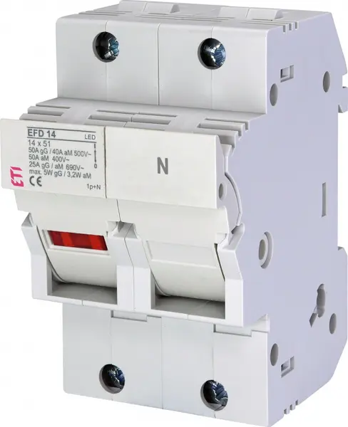 siguranta efd 14 1p+n led 002560012