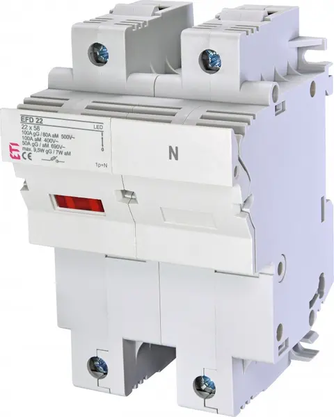 siguranta efd 22 1p+n led 002570012