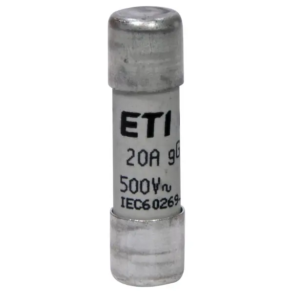 Siguranta fuzibila cilindrica CH10x38 gG 20A 500V - ETI 002651020