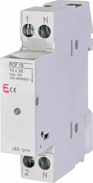 siguranta pcf 10 1p+n led 002550012