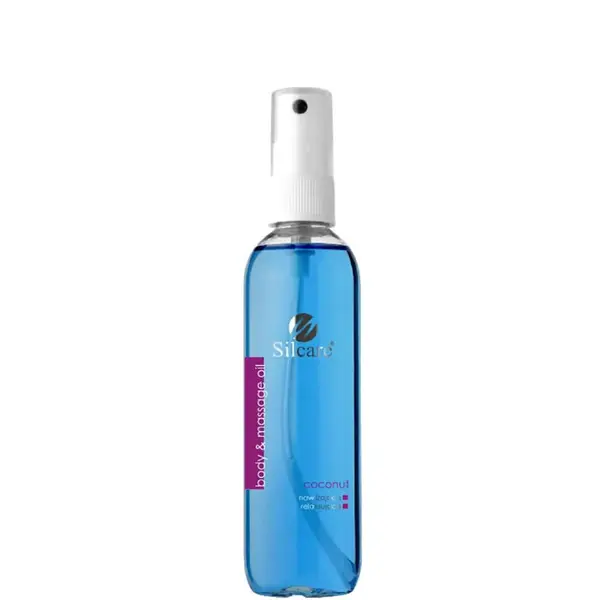 Silcare Aromatic Body and Massage Oil 200ml - Coconut Sea Blue