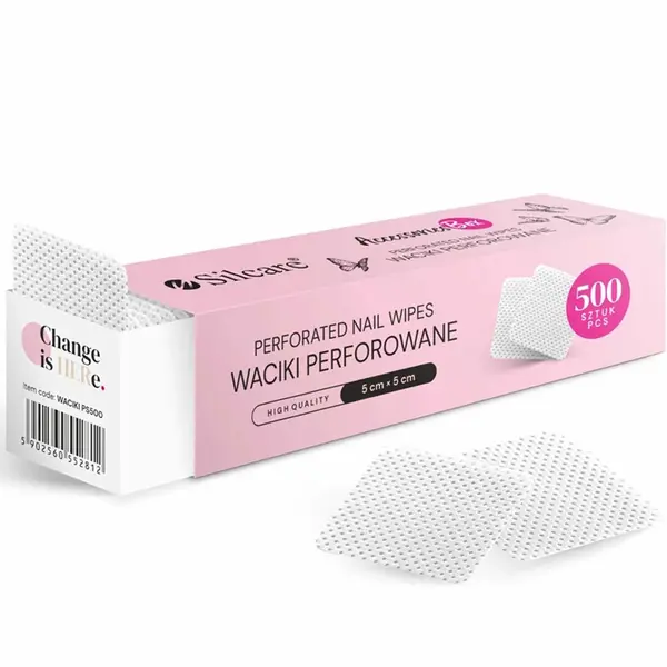 Silcare Perforated Nail Wipes 500 pcs