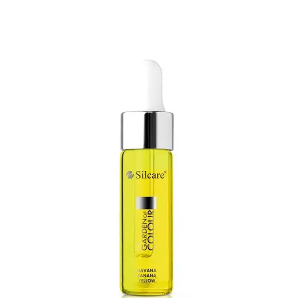 Silcare The Garden of Colour Regenerating Cuticle and Nail Oil 15ml - Havana Banana Yellow