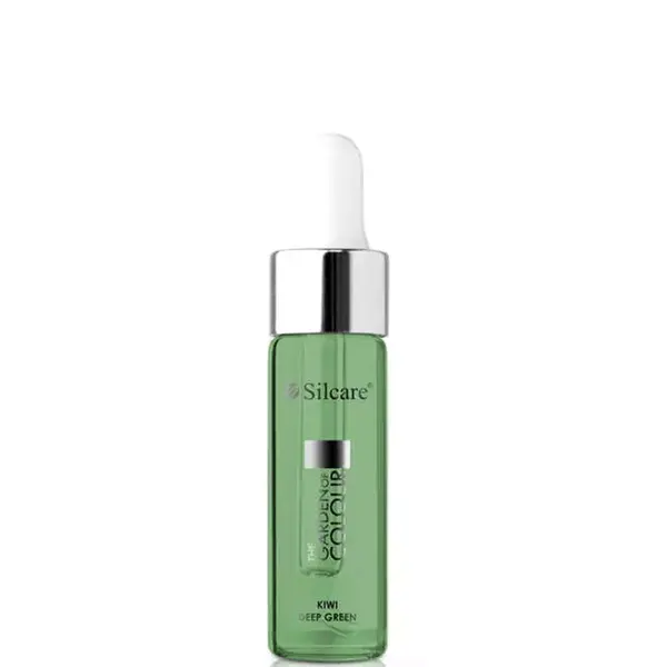 Silcare The Garden of Colour Regenerating Cuticle and Nail Oil 15ml - Kiwi Deep Green