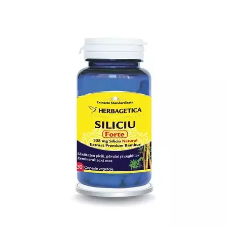 Siliciu Forte, 30 capsule, Herbagetica
