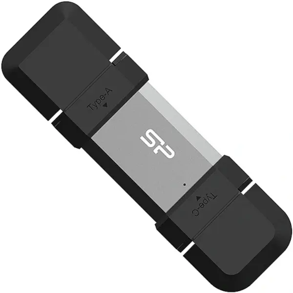 Silicon power Memorie USB Silicon Power Pendrive Mobile C51, 128GB, USB-A USB 3.2 Type-C, Gri
