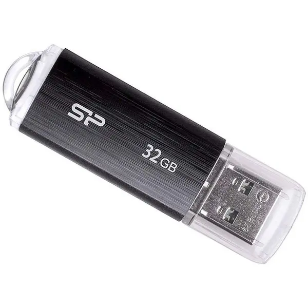 Silicon power Memorie USB Silicon Power Ultima, 32 GB, USB 2.0, Negru