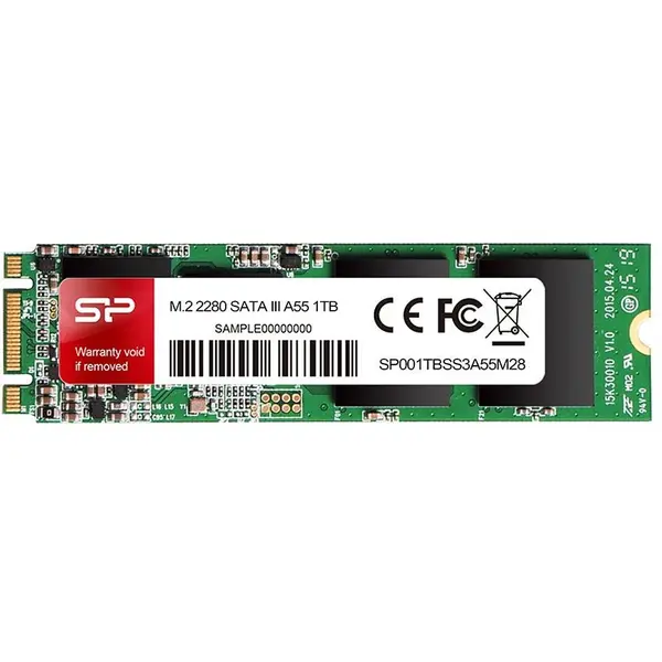 Silicon power SILICONPOW SP001TBSS3A55M28 Silicon Power SSD A55 1TB, M.2 SATA, 560/530 MB/s