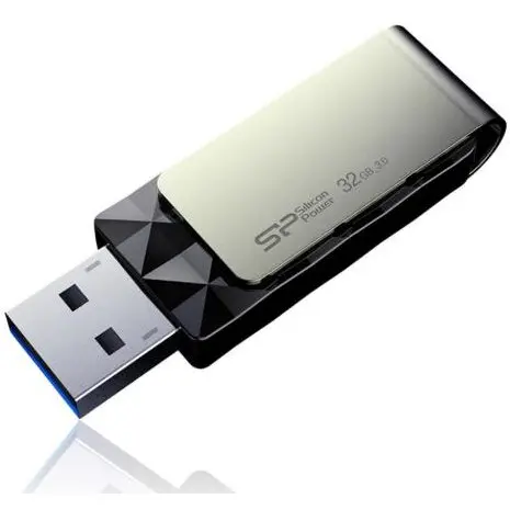 Silicon power Stick Memorie Silicon Power Blaze B30 32GB, USB 3.0, Black