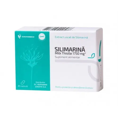 Silimarina Milk Thistle 1750mg x 30 caps. Zephyr Labs