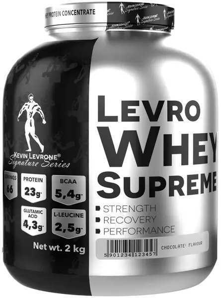 Silver Line LevroWhey Supreme, ciocolată albă cu afine, 2 kg, Kevin Levrone