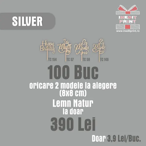 Silver Pack - 100 Bucati