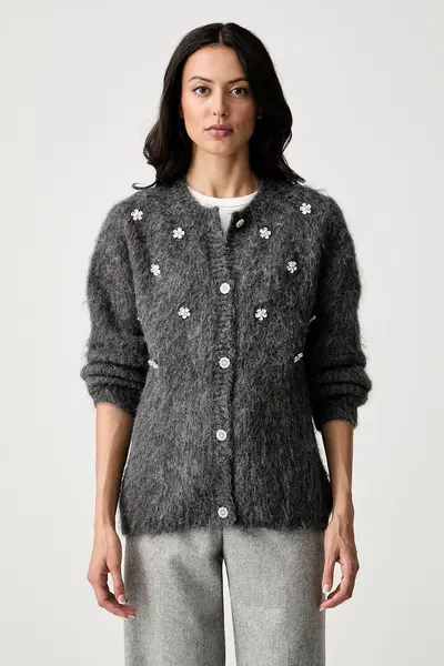 Silvian Heach cardigan pentru femei cu lână QUARLEN