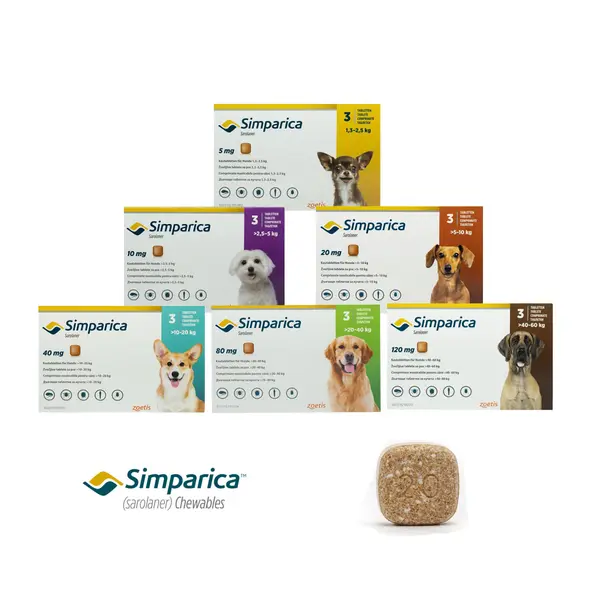 Simparica Caine, 1 tableta