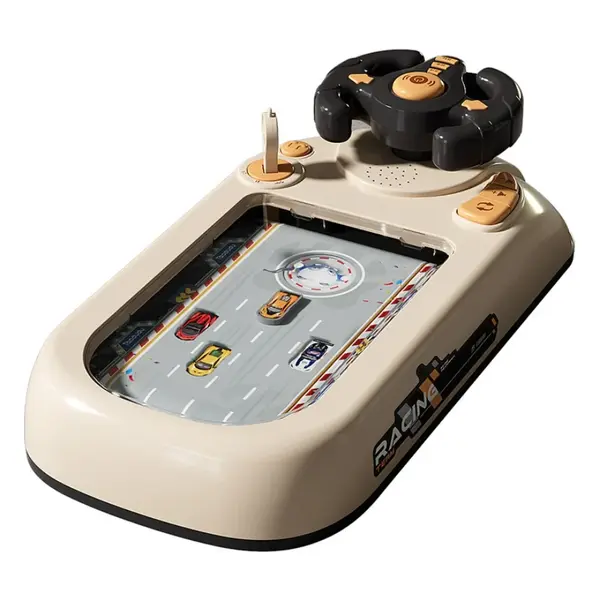 Simulator curse auto cu volan interactiv - bej