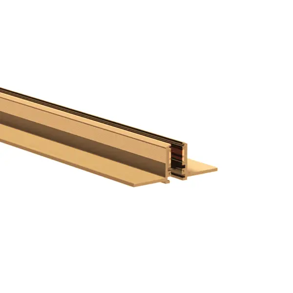 Sina magnetica incastrata ULTRA SLIM 6MM ANTIQUE BRASS - 2M