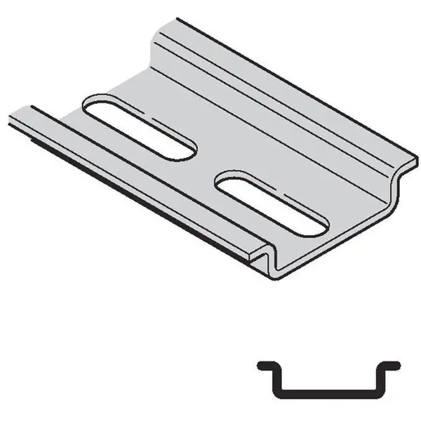 Sina omega cu gauri 35x7,5x1mm Scame 865.221 / 1ML