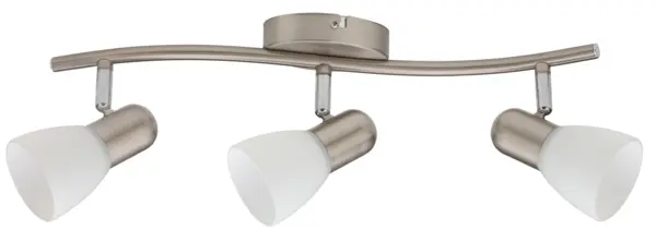 Șină spoturi Omnia - Jackie, IP20, E14, 3 x 40W, argintiu