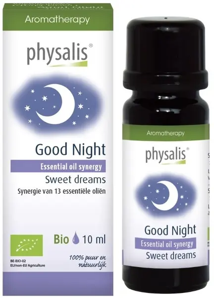 Sinergie bio „Noapte bună” cu 13 uleiuri esențiale, 10 ml, Physalis